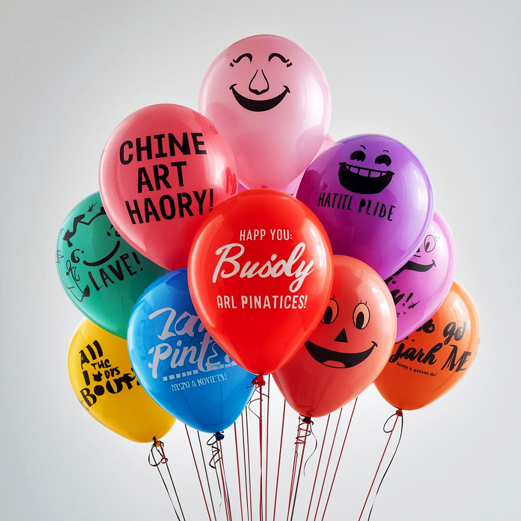 Custom printed latex balloons 1024 X 1024