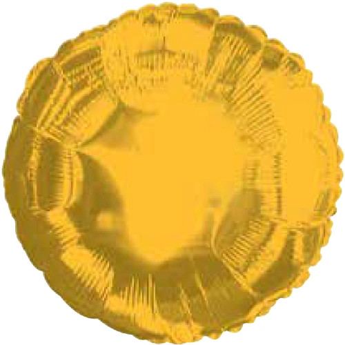 Golden Mylar Balloon.