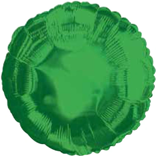 Green Mylar Balloon.