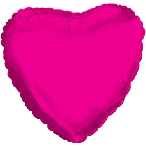 Heart Shaped Hot Pink Balloon.