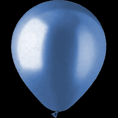 Metallic Blue Balloon.