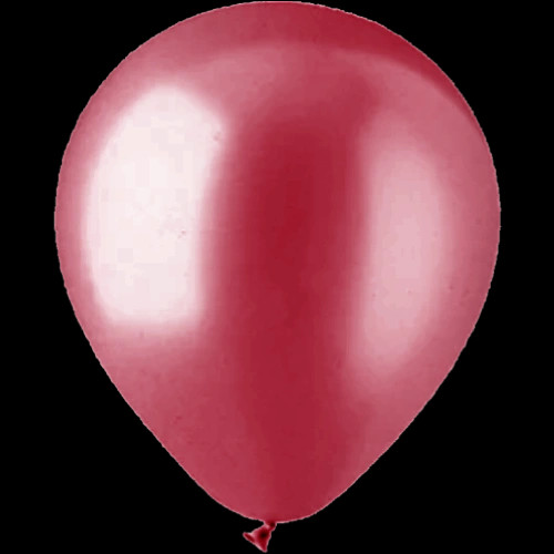Metallic Red Balloon.