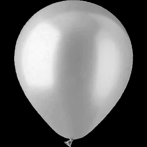 Metallic Silver Balloon.