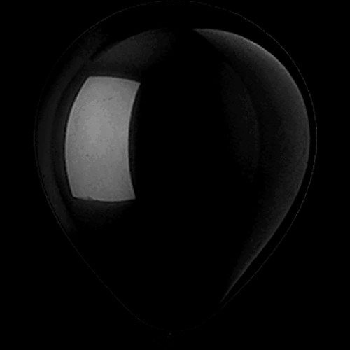 Onyx Black Color Balloon.