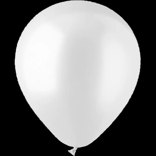 Pearl White Balloon.
