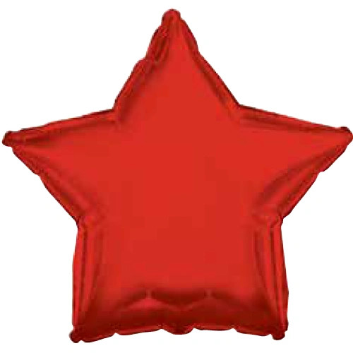 Star Shaped Red Balloon.