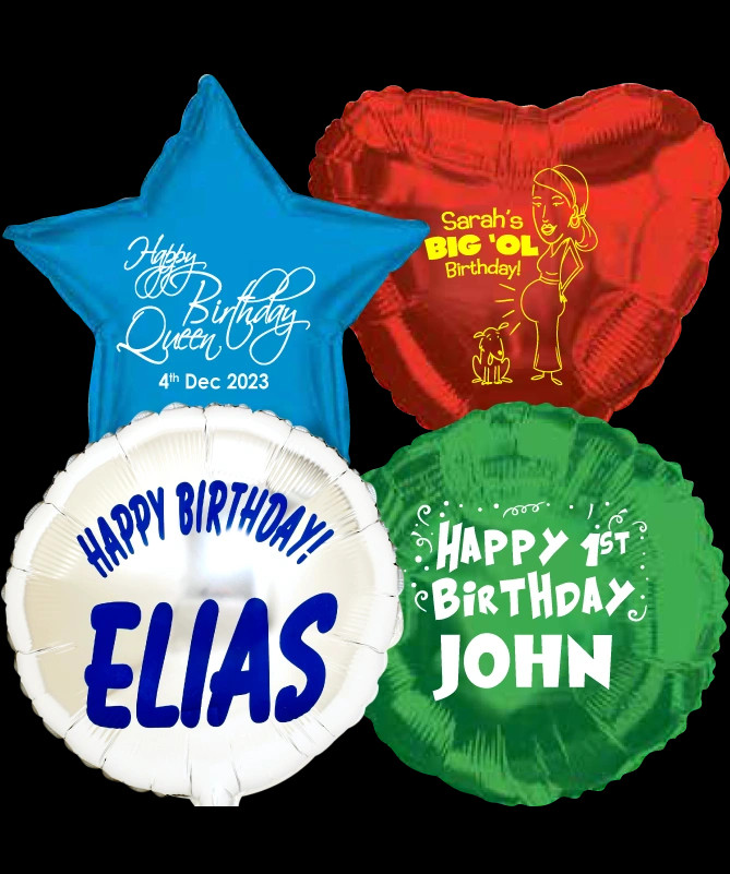 Custom Mylar Balloon for Birthday