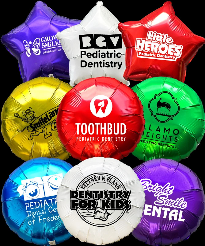 Dental Practice Logo Balloons