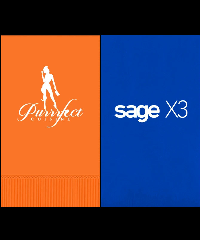Logo Printed Guest Towel