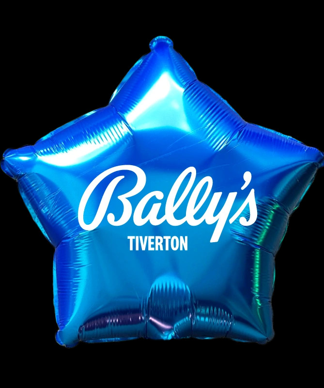 Star Shaped Mylar Balloon.